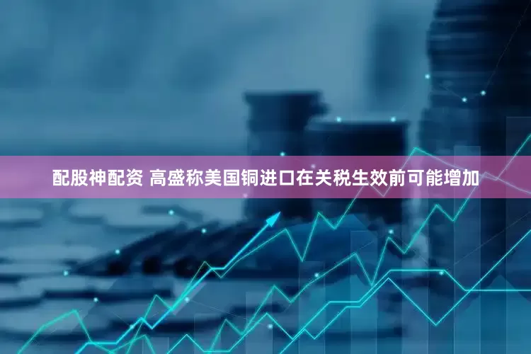 配股神配资 高盛称美国铜进口在关税生效前可能增加